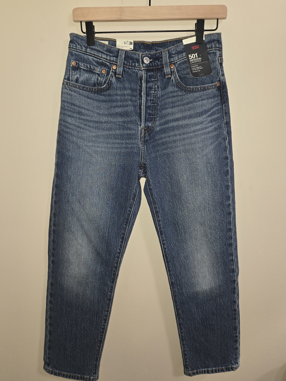 Levi’s 501 Original Fit Jeans Women’s 27x26 Straight Leg Button Fly NWT Classic